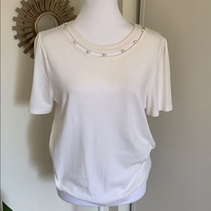 Pearl detailed top